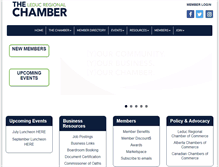 Tablet Screenshot of leduc-chamber.com